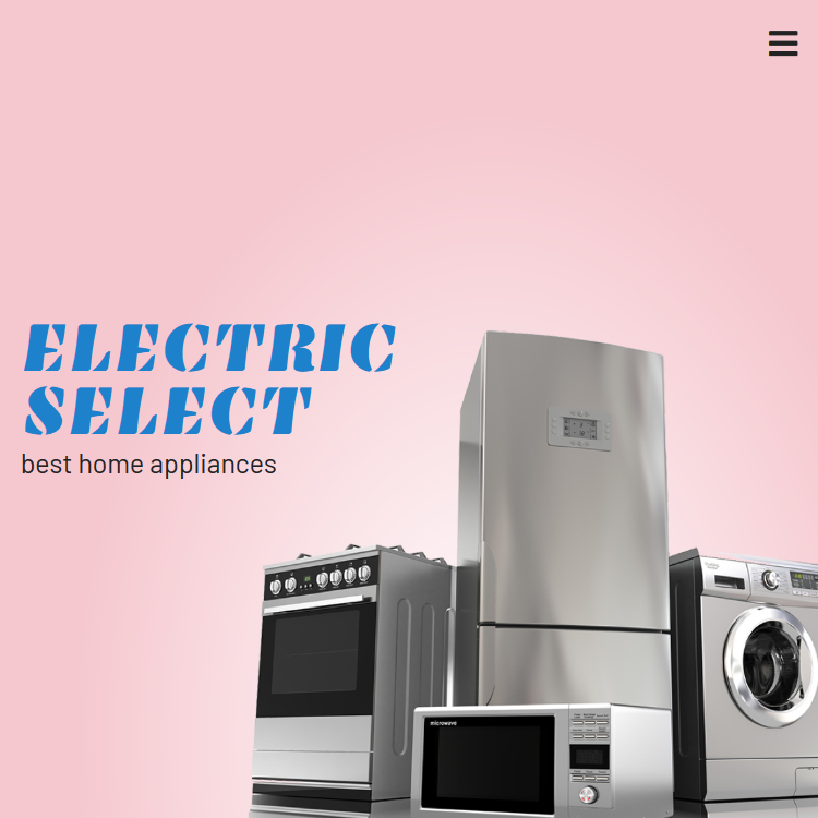 A PSD conversion for the Electric Select website.